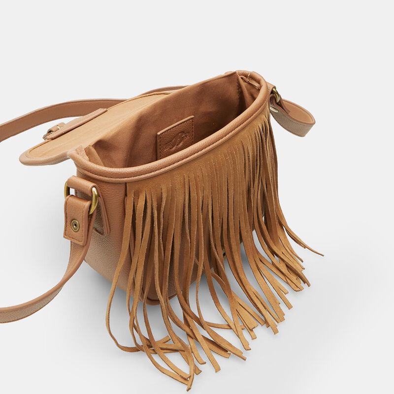 BATA Damska torebka typu crossbody z frędzlami