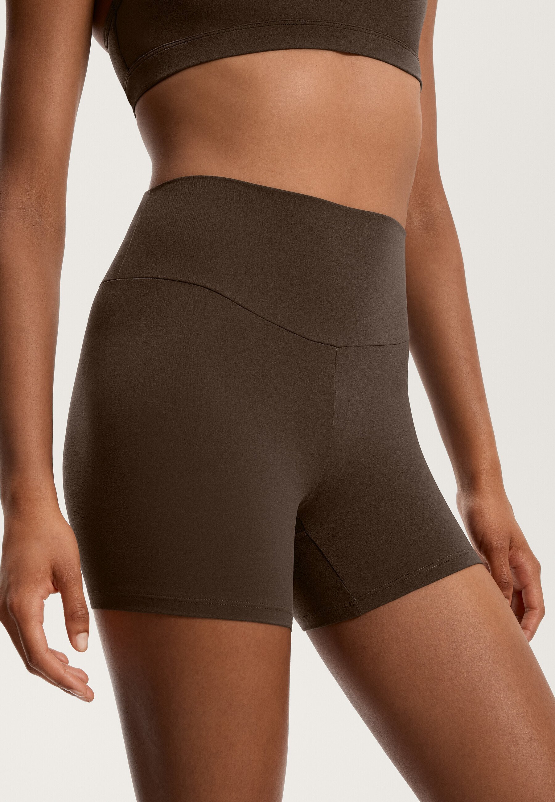 OYSHO COMFORTLUX HIGH-RISE HOT - Leggings - bruin