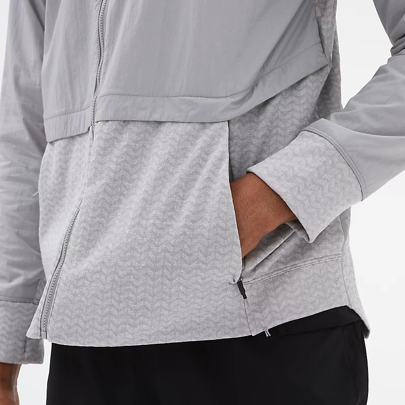 NB Heat Grid Herrenjacke – Sportgrau