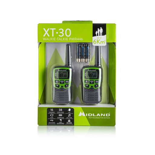 Voki-toki Midland XT30 Alcance 6 km
