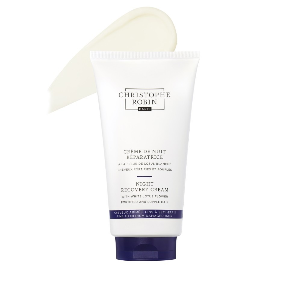Christophe Robin Crème de nuit réparatrice à la fleur delotus blanche