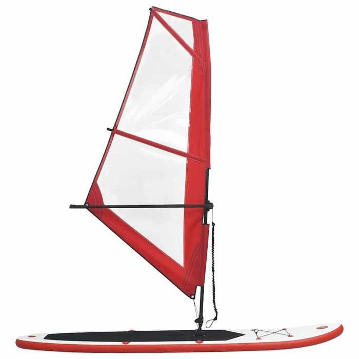 vidaXL Juego de tabla de SUP inflable con vela, tabla de surf para adultos, aleta desmontable, bomba de mano, kit de reparación 92209