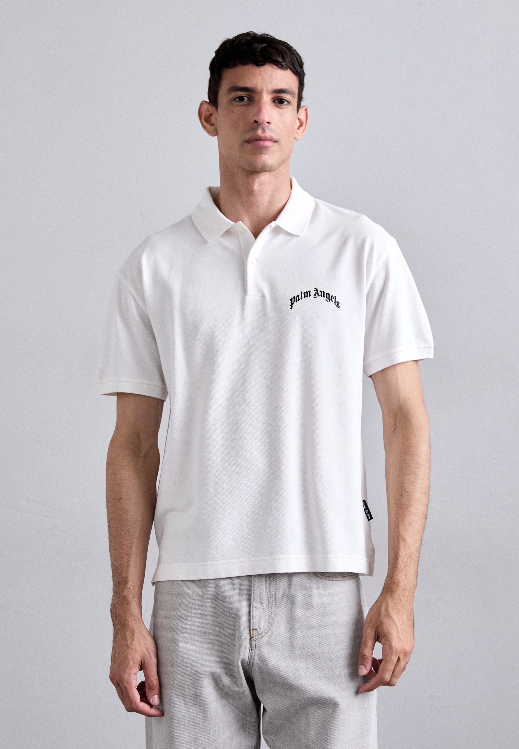 Polo Palm Angels - blanc cassé