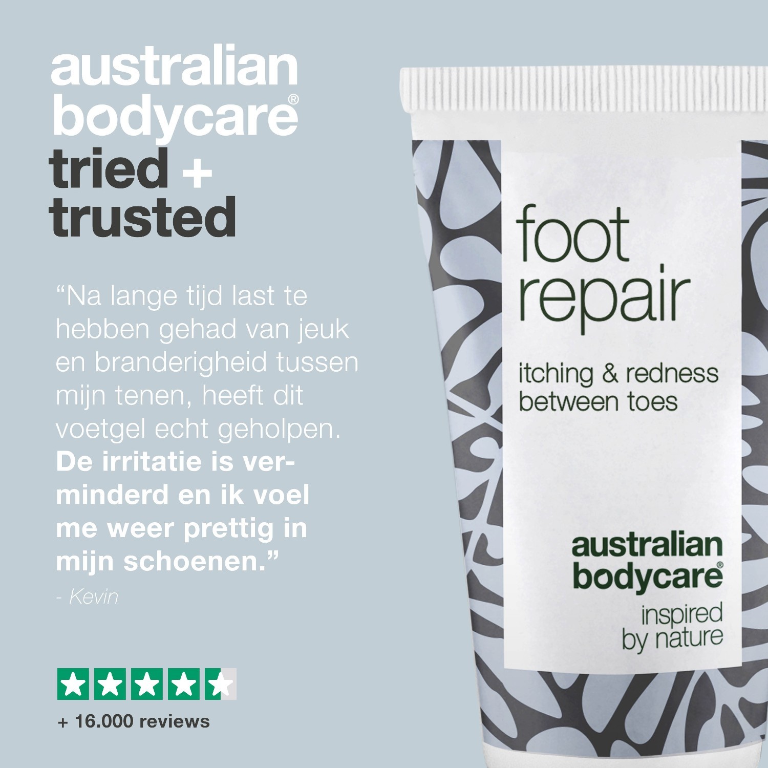 Sada na starostlivosť o nohy Australian Bodycare – Regenerácia nôh – 50 ml