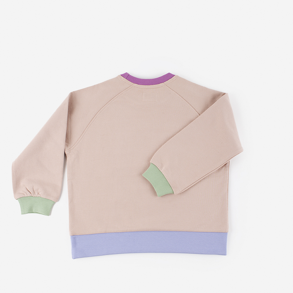  Sudadera De Felpa V. Things Con Combinación De Colores Y Perchado Interior