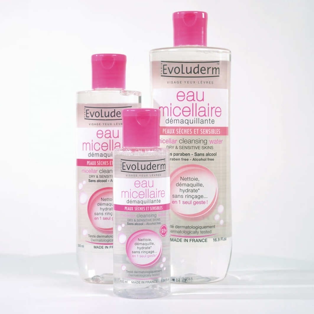 Evoluderm Démaquillante Peaux Sèches et Sensibles