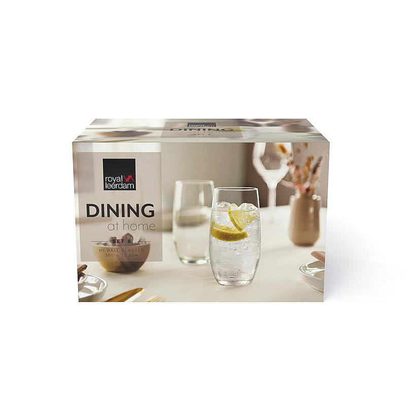 Drikkeglass 6-pakning 36 cl Hi Ball