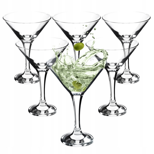 Kadax Kieliszki Do Martini Drinków 175ml 6szt