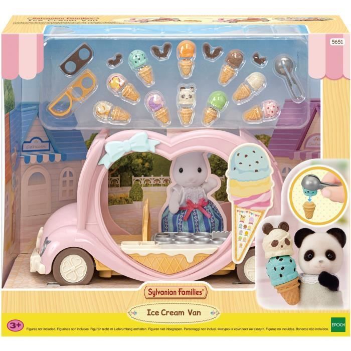 Il venditore di gelati - SYLVANIAN FAMILIES - 5651 - All'aperto - Rosa - Età 3+
