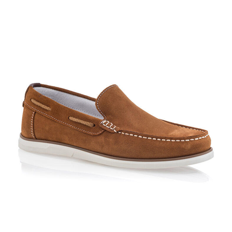 Miesten ruskeat loaferit/veneilykengät