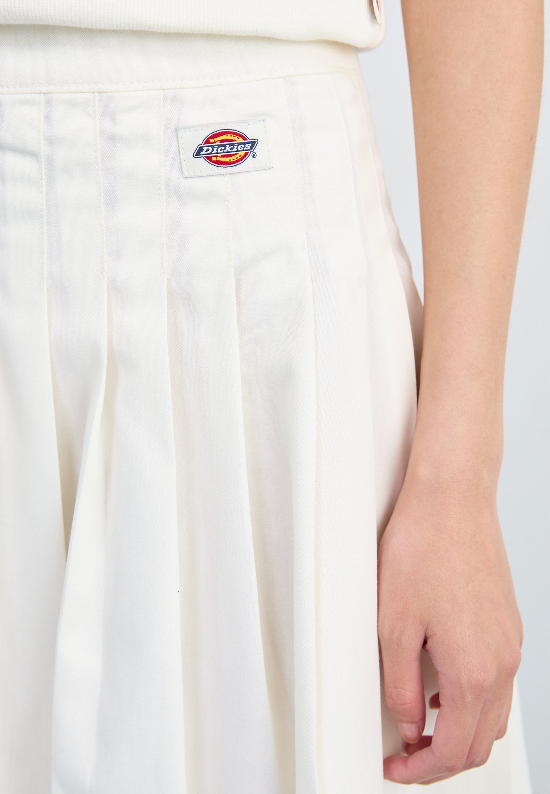 Dickies DELLROSE SKIRT - Gonna a pieghe - egret