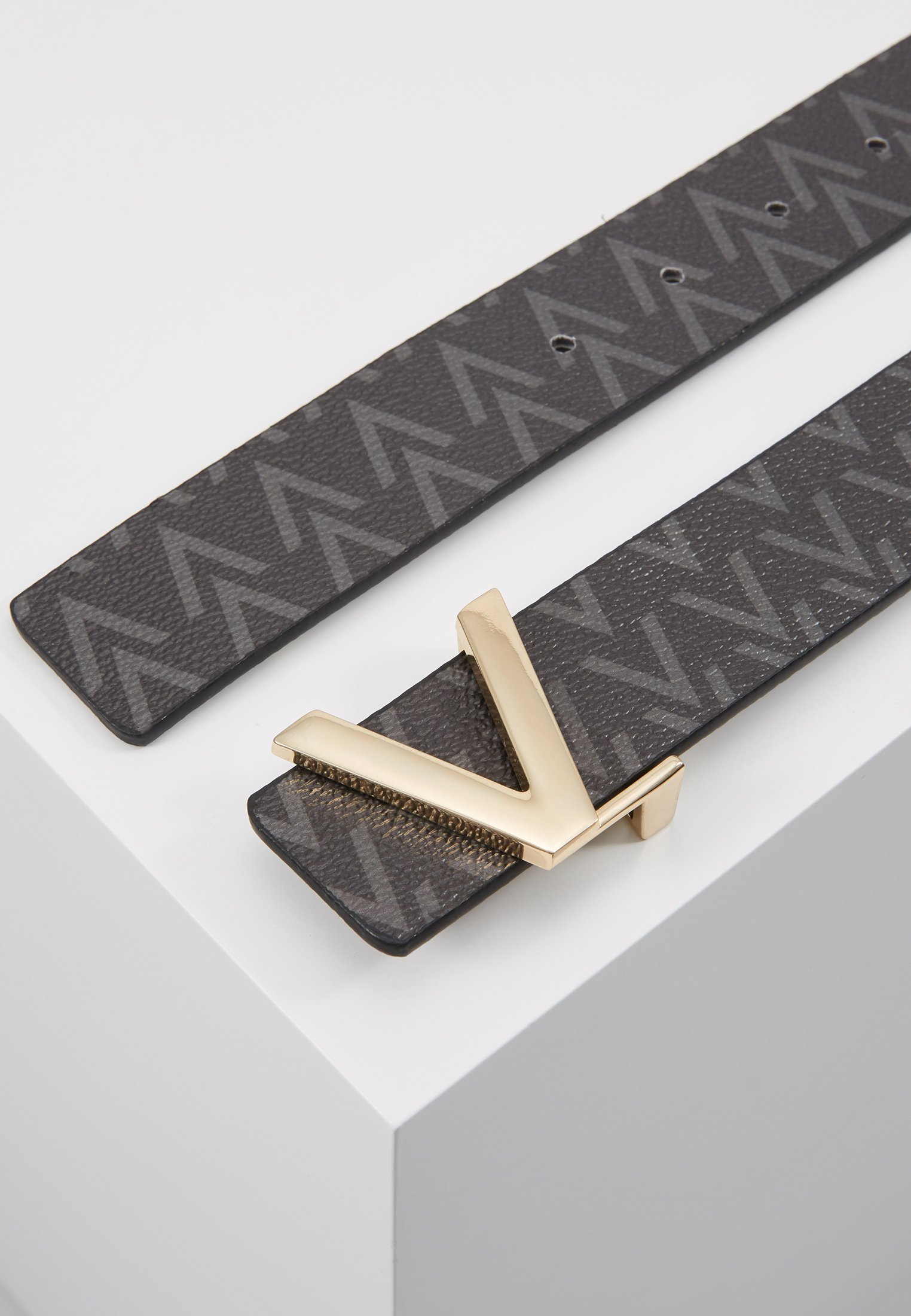Valentino Bags FOX LOGO REVERSIBLE BELT - Belte - nero/moro