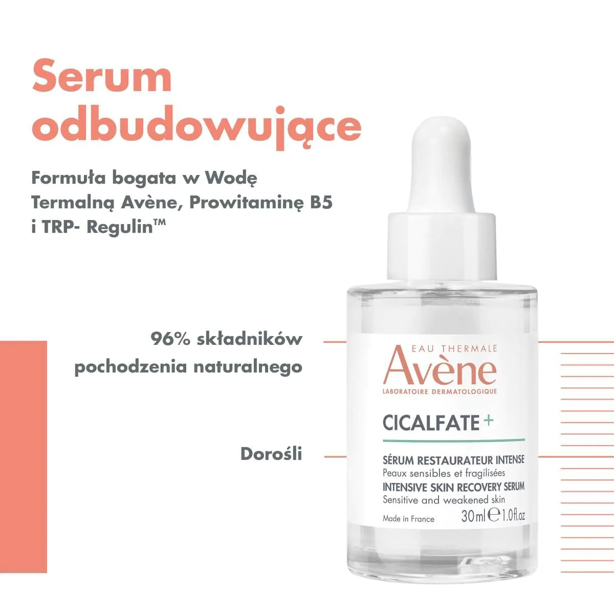 Avene Cicalfate+ Serum intensywnie odbudowujące