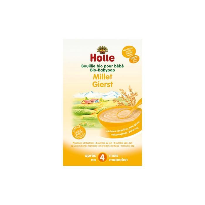Porridge di miglio biologico senza glutine Holle +4m 250g