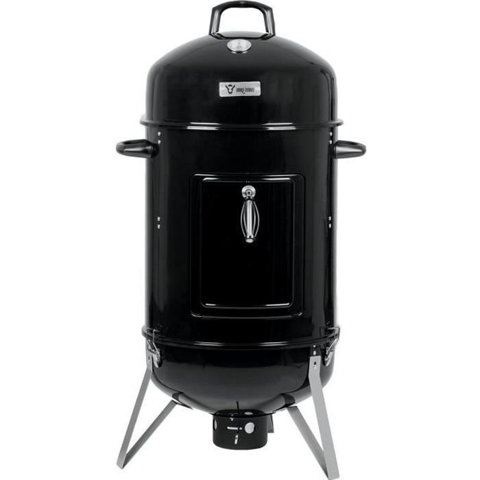 BBQ-Toro Oak Barbecue Smoker Ø 47 cm | Grilling Barrel, Wood Smoker, 4-in-1 Smoker Barrel