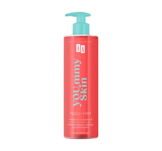 AA You.mmy Skin multinawilżający olejkowy żel pod prysznic Peach Firm 400 ml