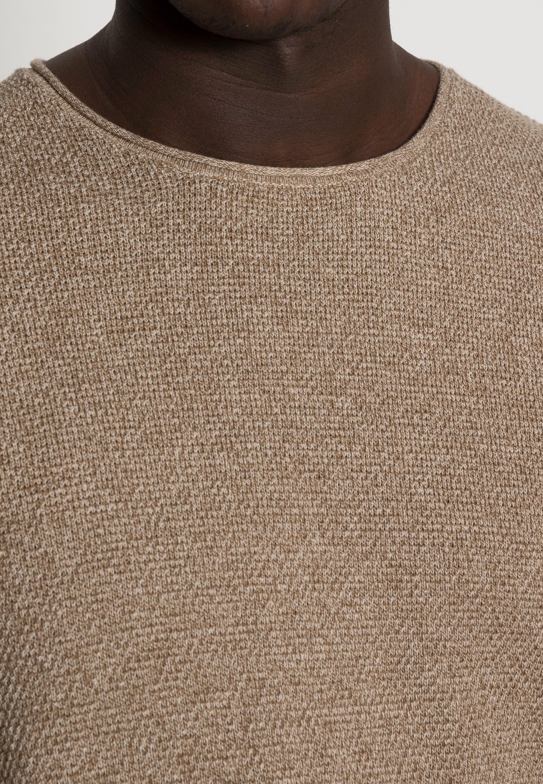 Selected Homme trui - lichtbruin