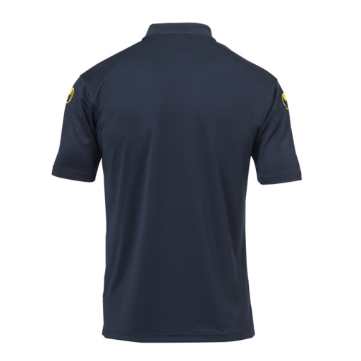  Polo Score bleu marine/jaune fluo Uhlsport