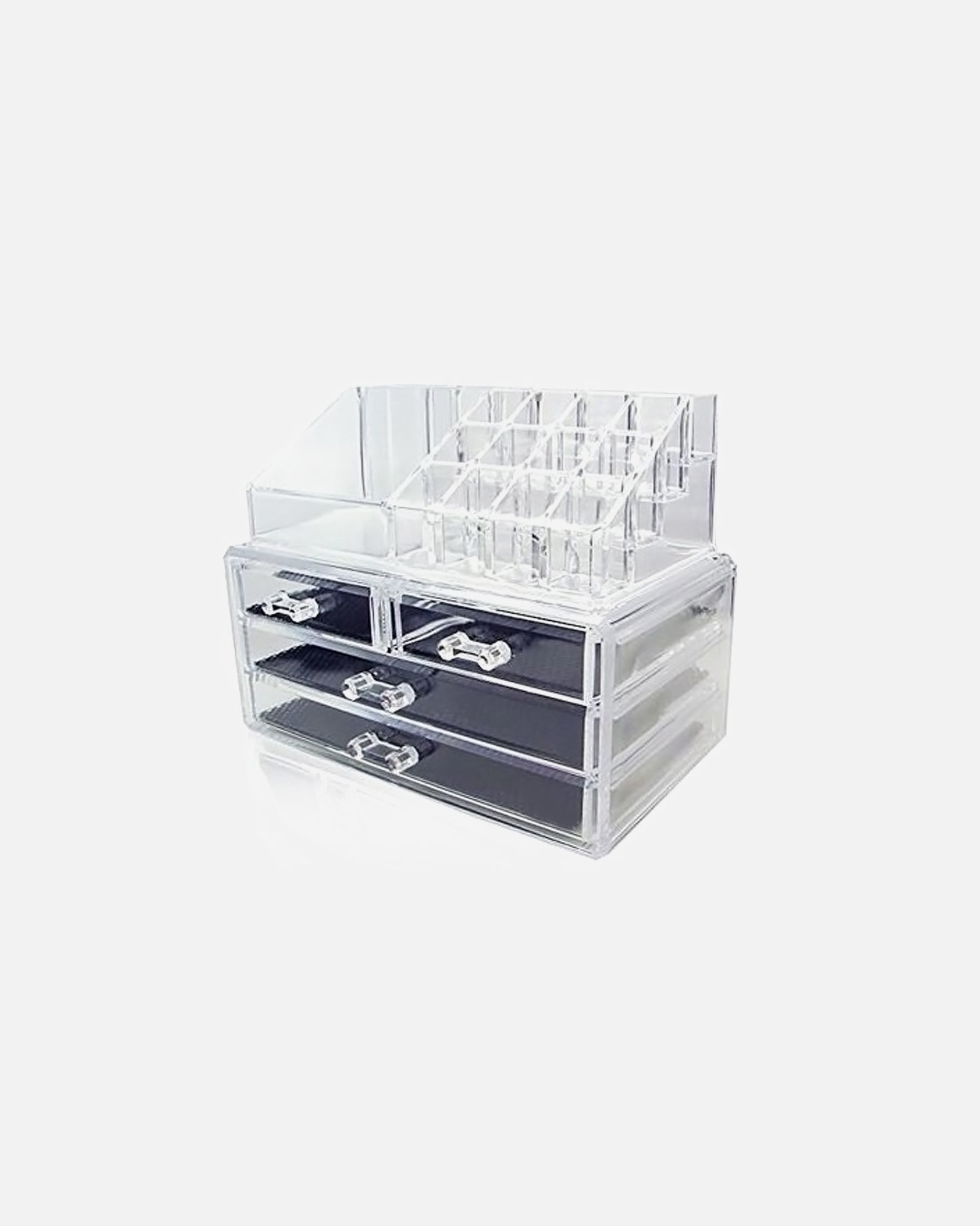 UNIQ Beautycase Make-up-Organizer mit 4 Schubladen und 13 Fächern – 1 Stück