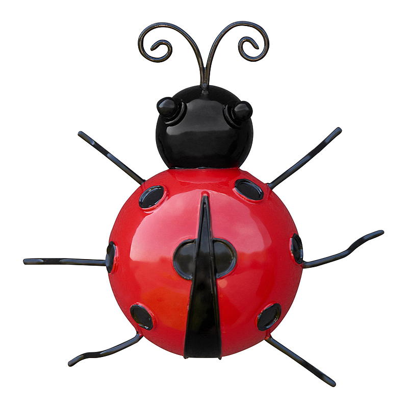 Nyckelpigor 2 st. 15/20 cm, för utomhusvägg