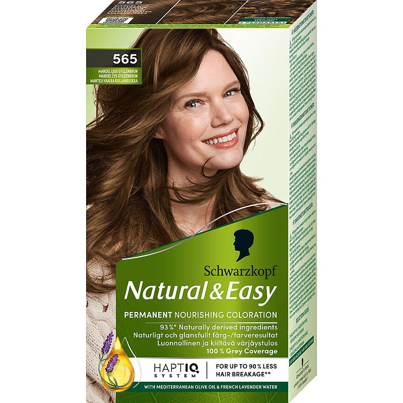 Natural&Easy hårfarge Natural&Easy 565 lys gyllenbrun