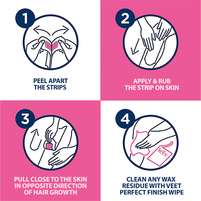 Veet Professional Sensitive Skin waxstrips voor de gevoelige huid