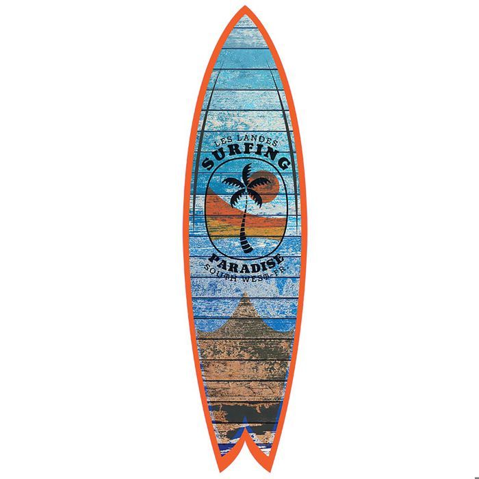 Decorative surfboard from the moors