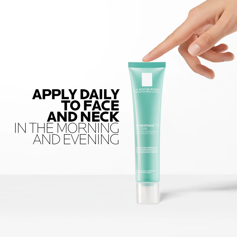 La Roche-Posay Hydraphase HA Hyaluronic Acid Light Moisturizer, een lichte hydraterende crème met hyaluronzuur.