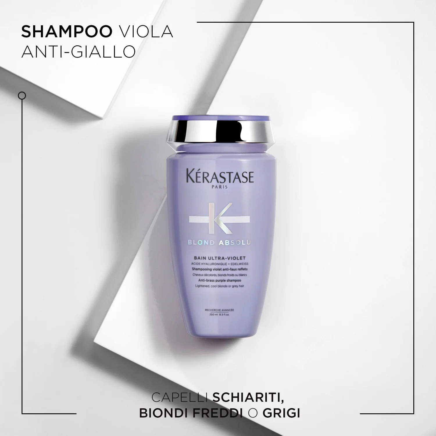 Blond Absolu Bain Ultra-Violet - Shampoo Protezione Colore, Shampoo Illuminante