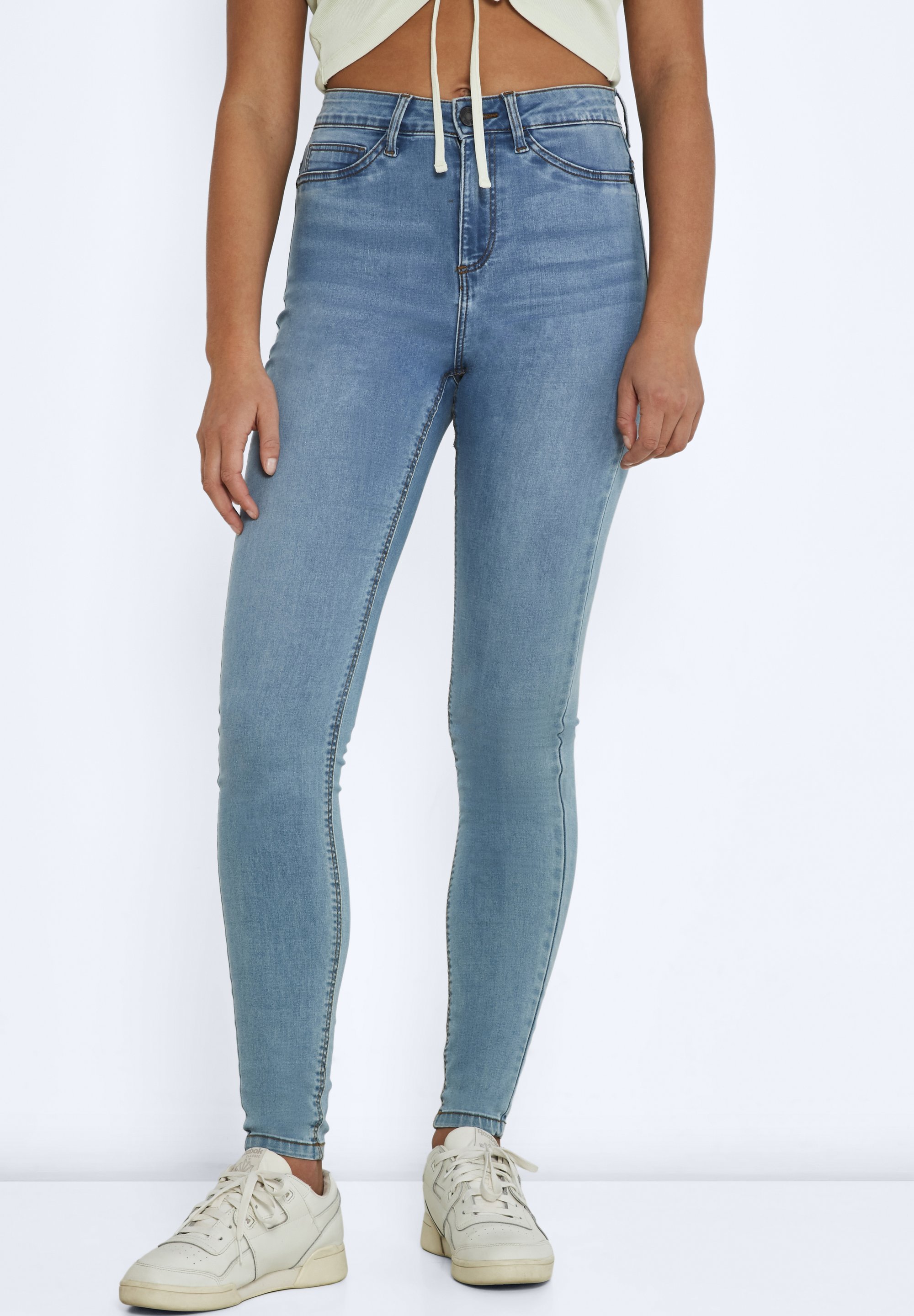Noisy May NMCALLIE - Jeggings - hellblauer Denim