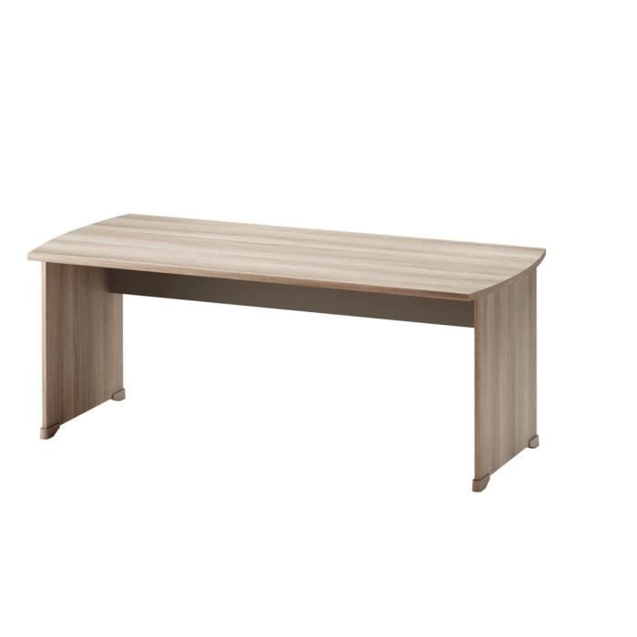 Scrivania a pannelli JAZZ da 180 cm - Gami - Marrone cappuccino - Made in France