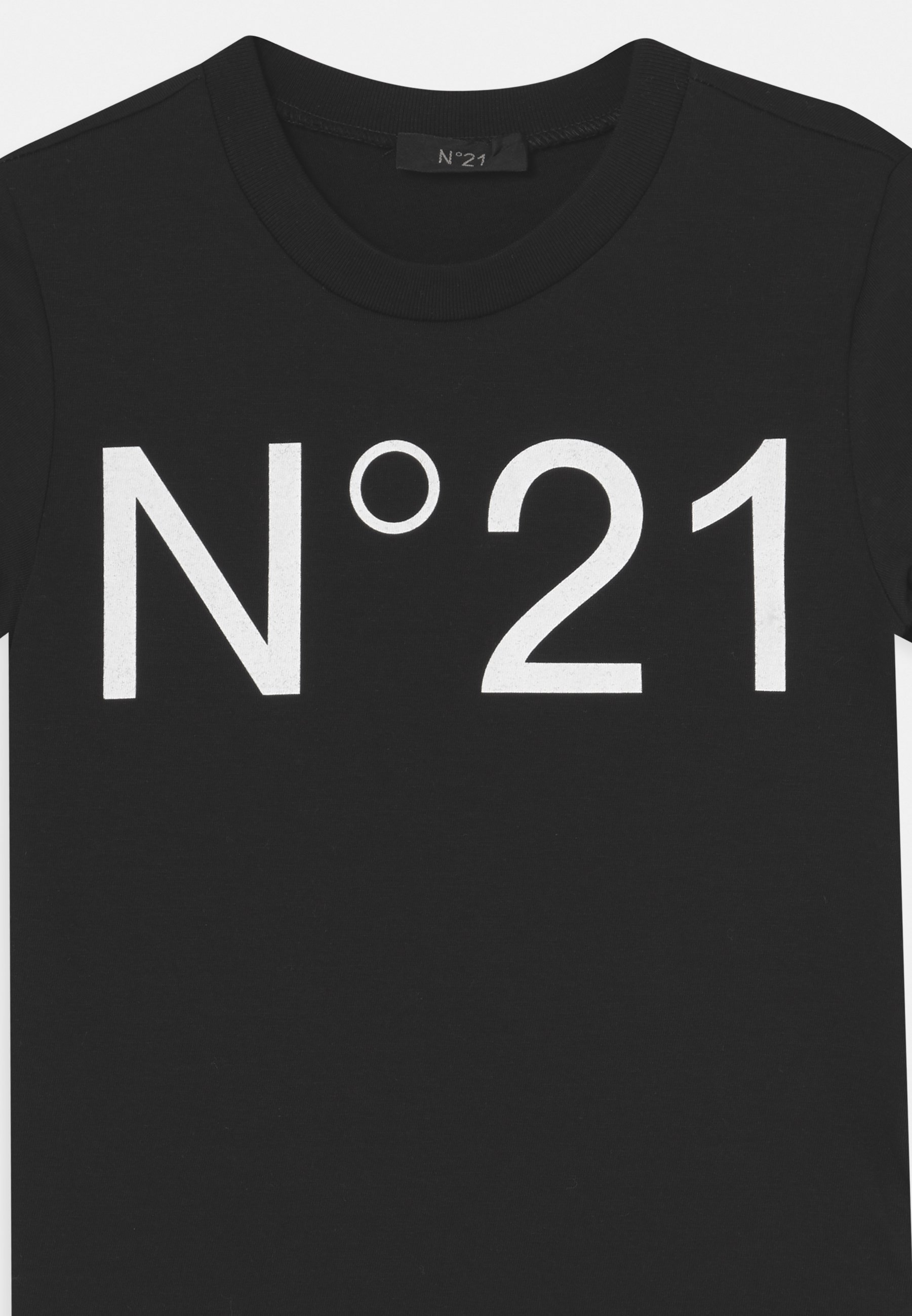 Nr. 21 UNISEX - T-shirt met print - zwart