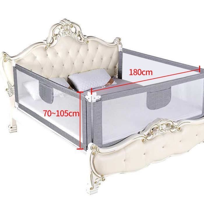Babybedhekje - JEOBEST - GOLDCMN - Universeel - Grijs - Verstelbaar - Unisex