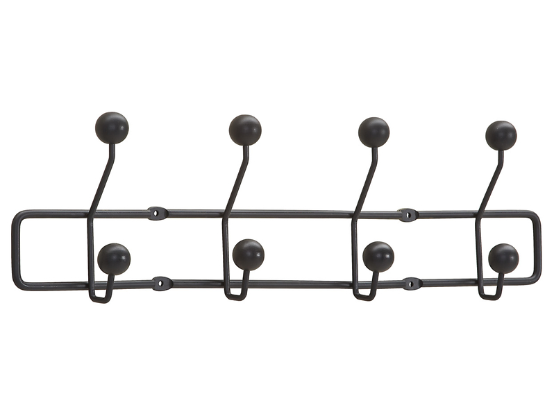 Wieszak ścienny Udo 52 cm czarny