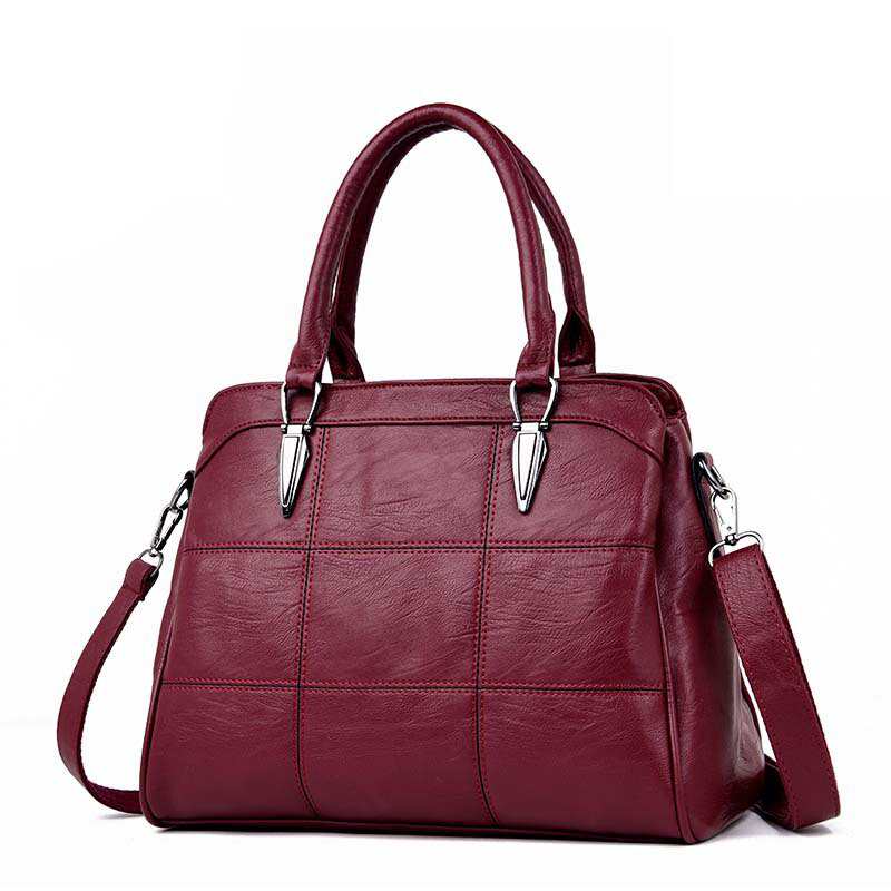 Borsa a tracolla Premium Lady Sorr Retro in pelle tinta unita, portafoglio grande da donna, offerta 2020