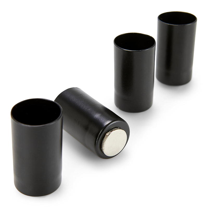 Hem Magnetljusstakar 4-pack metall svart