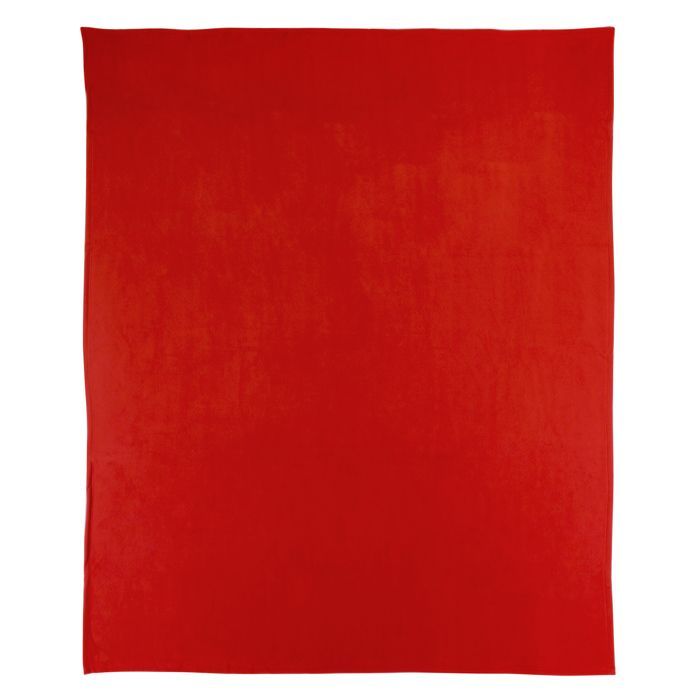 Couverture polaire 240x300 cm 100% Polyester 350g/m2 TEDDY Rouge Terracotta