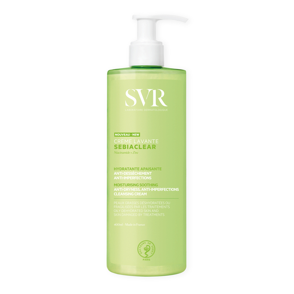 SVR SEBIACLEAR Beroligende Ansiktsrens, 400 ml