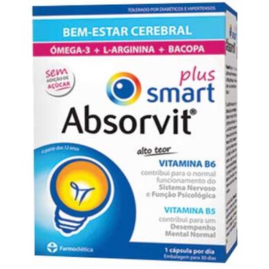 Doplněk stravy Absorvit Brain Wellness Smart Plus 30 kapslí 30 kapslí