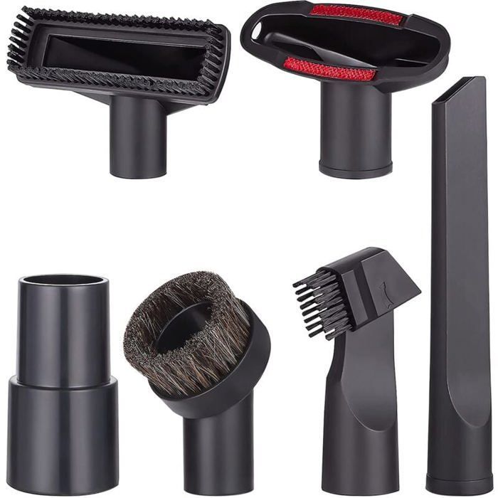 Accessoires pour aspirateur - OKZ - 6 pièces - Calibre 32 mm - Compatibilité Karcher, Rowenta, Hoover, Bosch, Miele