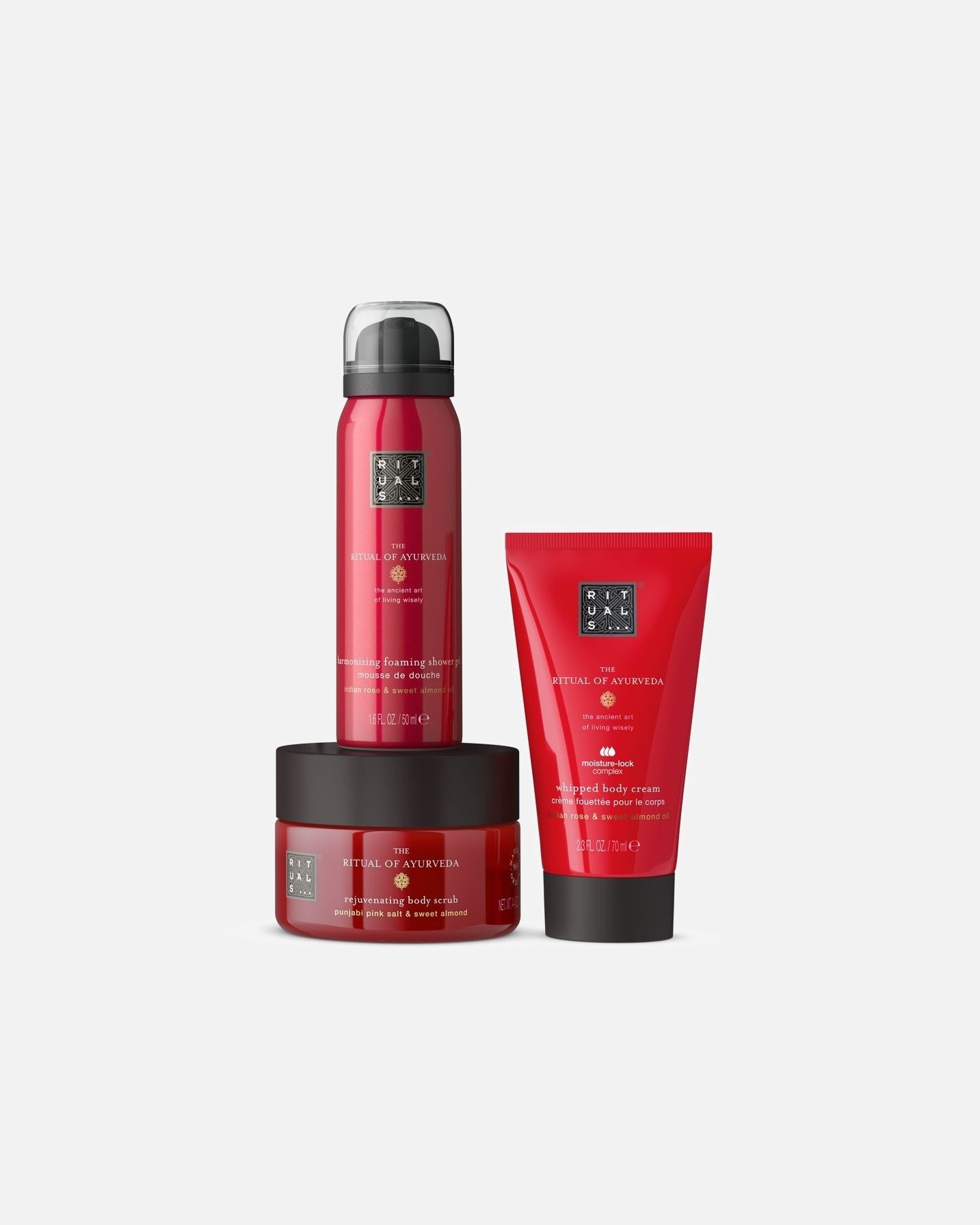 Rituals сет за негу тела „Ритуал Ајурведе“ – сет за узорке (1 комад)