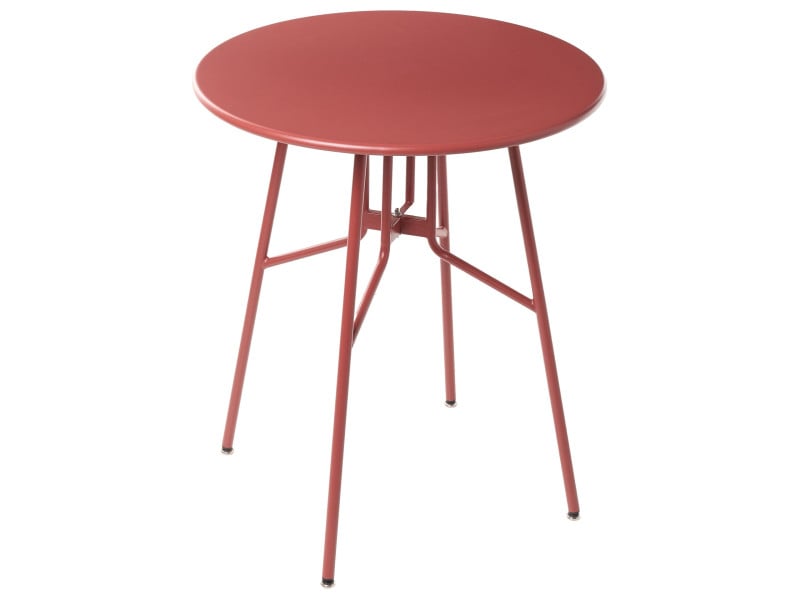 Stolik bistro TALTAL 64 cm Metal Czerwony