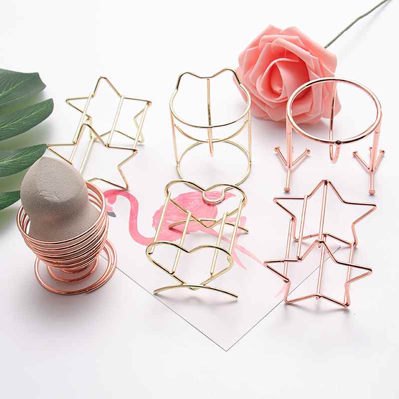 1 support pour éponge à maquillage, support pour éponge à poudre, séchoir métallique, vente en dropshipping