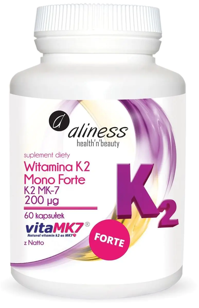 Aliness Witamina K2 Mono Forte MK-7 200 mcg, Kapsułki