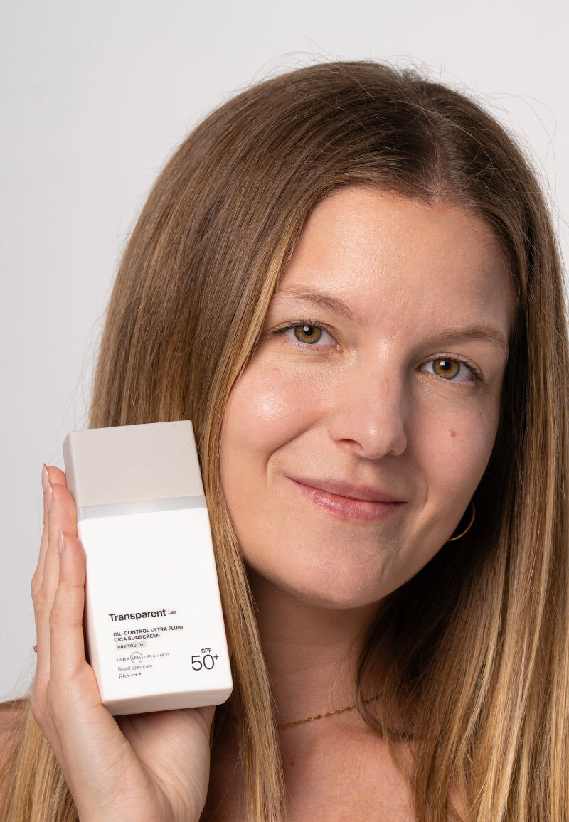 Transparent Lab Ölkontrolle Ultra Fluid Cica Sonnenschutz
