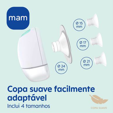 Mam Move Draagbare Enkele Borstkolf Handsfree Borstextractor 1 stuk 1 stuk