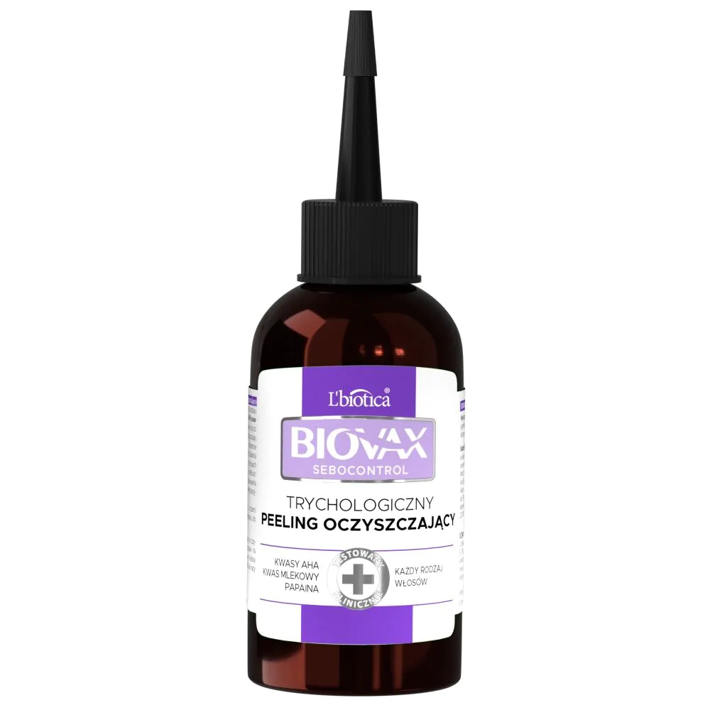 Biovax Sebocontrol Trychologiczny Peeling Oczyszczające