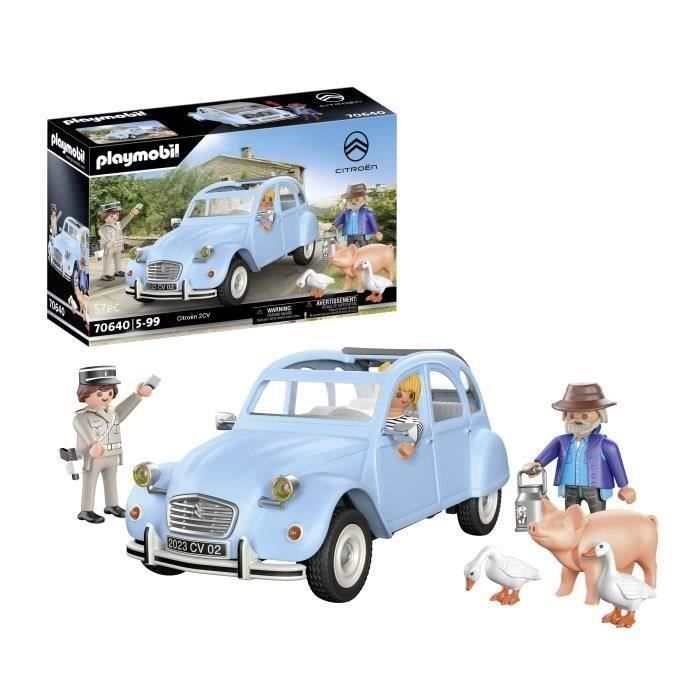 PLAYMOBIL 70640 Citroën 2 CV, Classic Cars, Voiture de collection, Adulte,3 personnages