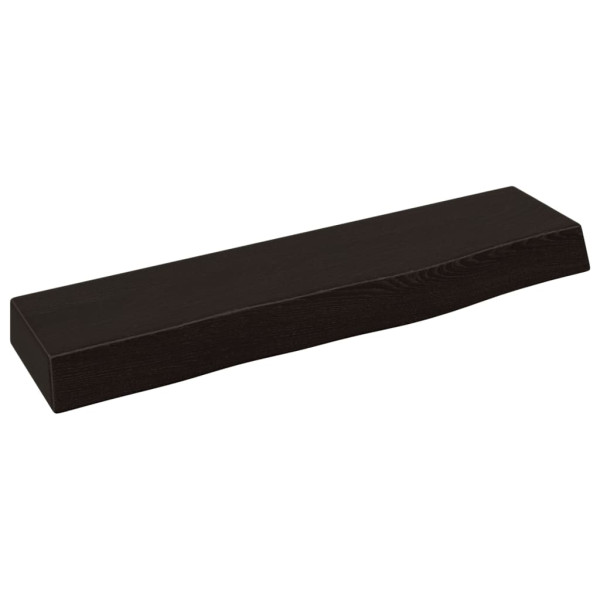 VidaXL Półka ciemnobrązowa 40x10x4 cm