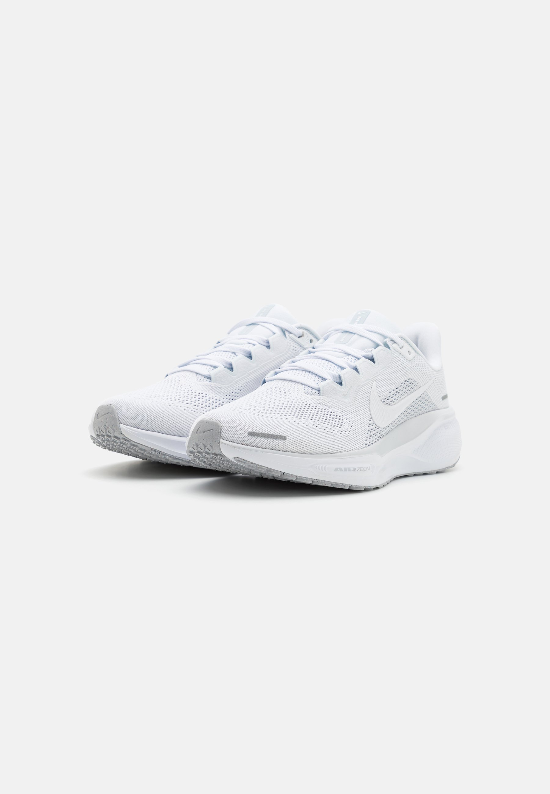 Nike Performance AIR ZOOM PEGASUS 41 - Scarpe da corsa su strada - bianco/platino puro/argento metallizzato